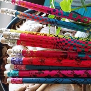 Vintage Lisa Frank pencils set of 12 1980s 1990s